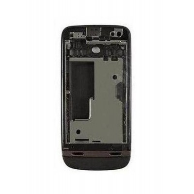 Lcd Frame Middle Chassis For Nokia Asha 311 Rm714 Brown By - Maxbhi Com