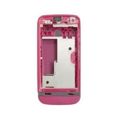 Lcd Frame Middle Chassis For Nokia Asha 311 Rm714 Red By - Maxbhi Com