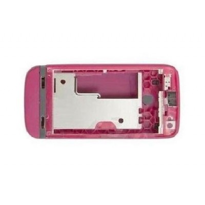 Lcd Frame Middle Chassis For Nokia Asha 311 Rm714 Red By - Maxbhi Com