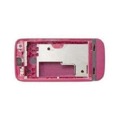 Lcd Frame Middle Chassis For Nokia Asha 311 Rm714 Red By - Maxbhi Com