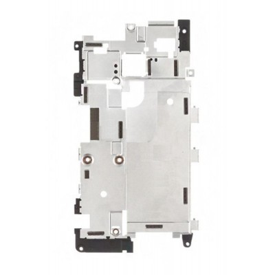 Lcd Frame Middle Chassis For Nokia Lumia 900 Rm823 White By - Maxbhi Com
