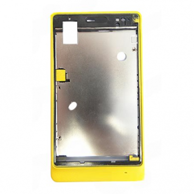 Lcd Frame Middle Chassis For Sony Ericsson Xperia Advance St27a Yellow By - Maxbhi Com