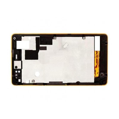 Lcd Frame Middle Chassis For Sony Ericsson Xperia Advance St27i Yellow By - Maxbhi Com