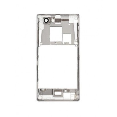 Lcd Frame Middle Chassis For Sony Xperia J St26i Gold By - Maxbhi Com