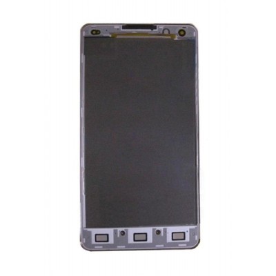 Lcd Frame Middle Chassis For Lg Optimus G F180k White By - Maxbhi Com