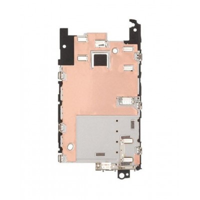 Lcd Frame Middle Chassis For Nokia Lumia 620 Black By - Maxbhi Com