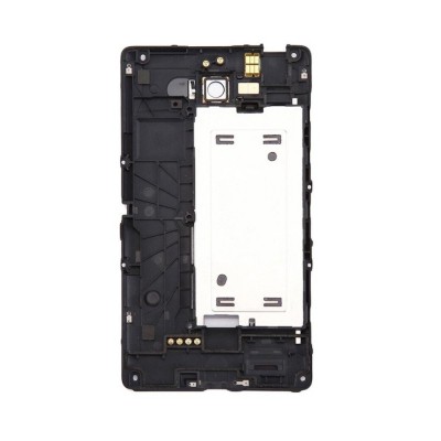 Lcd Frame Middle Chassis For Nokia Lumia 820 Black By - Maxbhi Com
