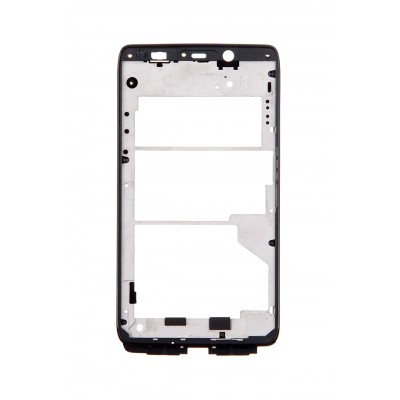 Lcd Frame Middle Chassis For Motorola Droid Maxx White By - Maxbhi Com