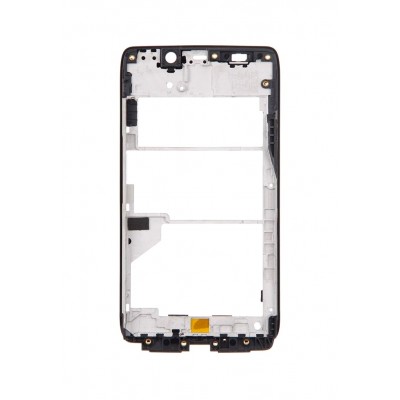 Lcd Frame Middle Chassis For Motorola Droid Maxx White By - Maxbhi Com