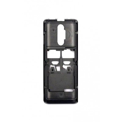 Lcd Frame Middle Chassis For Nokia 107 Dual Sim Red By - Maxbhi Com