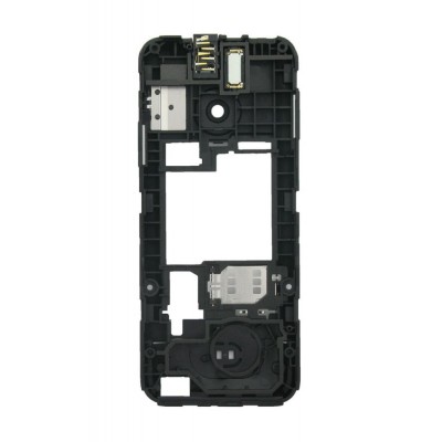 Lcd Frame Middle Chassis For Nokia 208 Blue By - Maxbhi Com