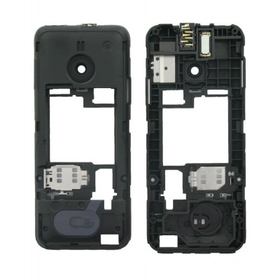 Lcd Frame Middle Chassis For Nokia 208 Yellow By - Maxbhi Com