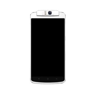 Lcd Frame Middle Chassis For Oppo N1 White By - Maxbhi Com