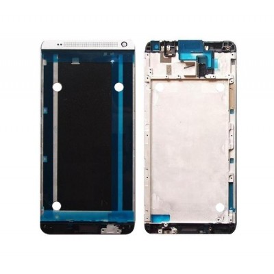 Lcd Frame Middle Chassis For Htc One Max 32gb Silver By - Maxbhi Com