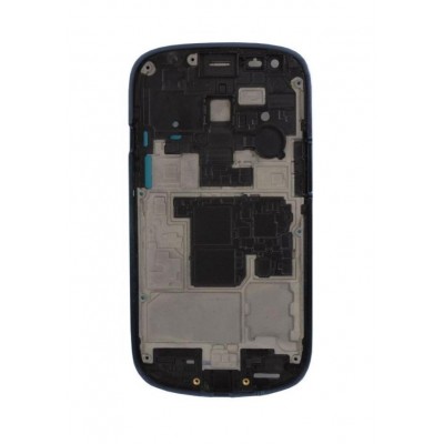 Lcd Frame Middle Chassis For Samsung I8200 Galaxy S Iii Mini Value Edition White By - Maxbhi Com