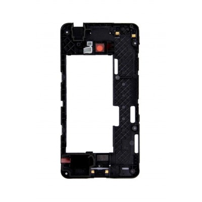 Lcd Frame Middle Chassis For Nokia Lumia 635 Rm975 Black By - Maxbhi Com