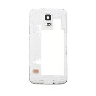 Lcd Frame Middle Chassis For Samsung Galaxy S5 Ltea G901f Blue By - Maxbhi Com