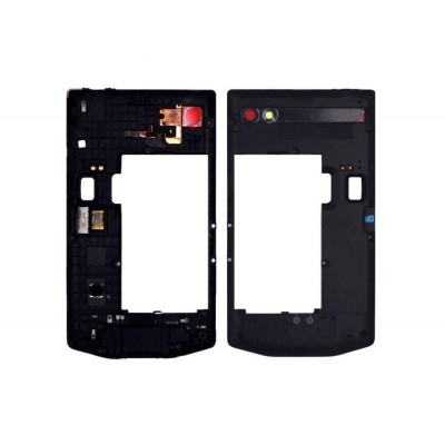 Lcd Frame Middle Chassis For Blackberry Porsche Design P9983 White By - Maxbhi Com