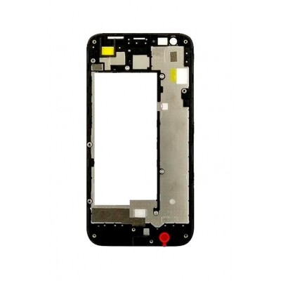 Lcd Frame Middle Chassis For Huawei Ascend Y550 Black By - Maxbhi Com