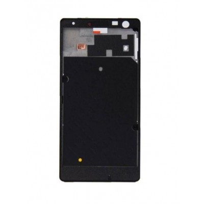 Lcd Frame Middle Chassis For Nokia Lumia 735 Black By - Maxbhi Com