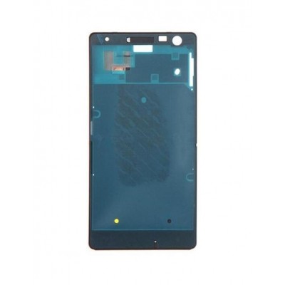 Lcd Frame Middle Chassis For Nokia Lumia 735 Lte Rm1039 White By - Maxbhi Com