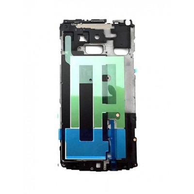 Lcd Frame Middle Chassis For Samsung Galaxy Note 4 Usa White By - Maxbhi Com