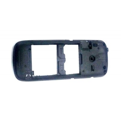 Lcd Frame Middle Chassis For Samsung Metro 312 Smb312e White By - Maxbhi Com