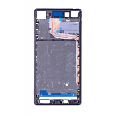Lcd Frame Middle Chassis For Sony Xperia Z3 Plus Dual Green By - Maxbhi Com