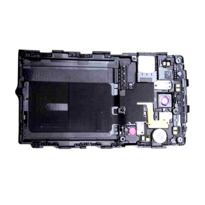 Lcd Frame Middle Chassis For Lg G Flex 2 White By - Maxbhi Com