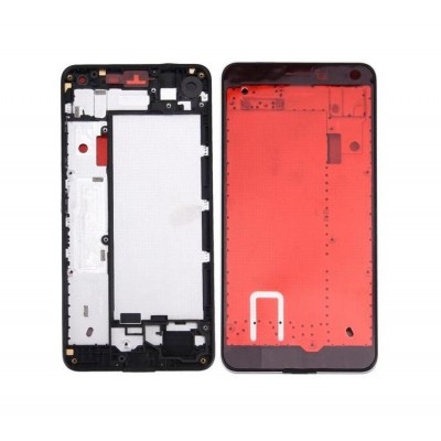 Lcd Frame Middle Chassis For Microsoft Lumia 430 Dual Sim Orange By - Maxbhi Com
