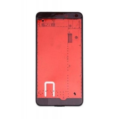 Lcd Frame Middle Chassis For Microsoft Lumia 430 Dual Sim Orange By - Maxbhi Com