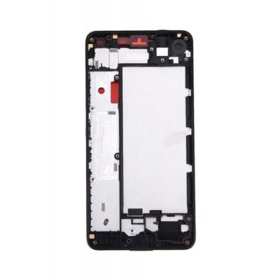 Lcd Frame Middle Chassis For Microsoft Lumia 430 Dual Sim White By - Maxbhi Com