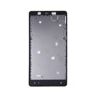 Lcd Frame Middle Chassis For Microsoft Lumia 540 Dual Sim Black By - Maxbhi Com