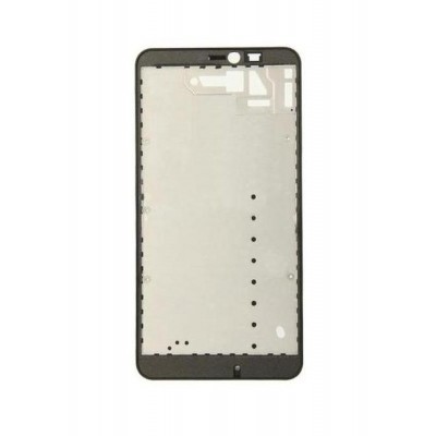 Lcd Frame Middle Chassis For Microsoft Lumia 640 Xl Lte Black By - Maxbhi Com