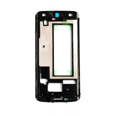 Lcd Frame Middle Chassis For Samsung Galaxy S6 Cdma White By - Maxbhi Com