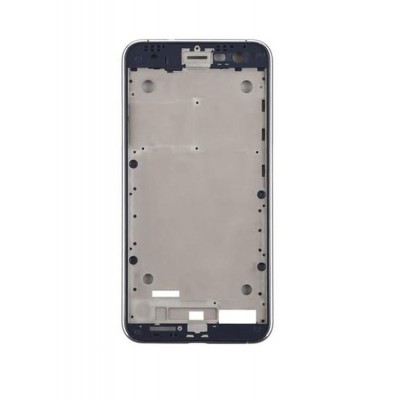 Lcd Frame Middle Chassis For Asus Zenfone 2 Laser Ze601kl Silver By - Maxbhi Com