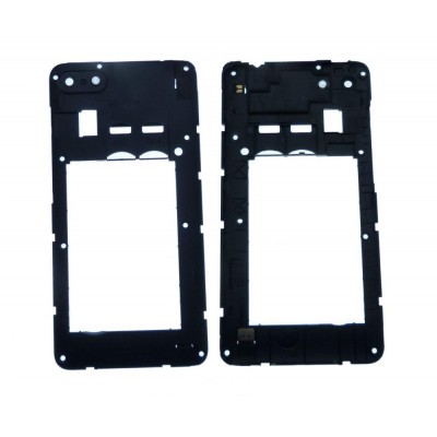 Lcd Frame Middle Chassis For Wiko Sunny 3 Black By - Maxbhi Com