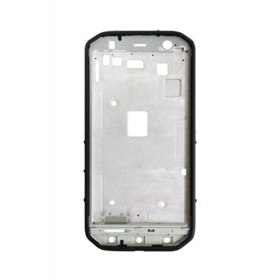 Lcd Frame Middle Chassis For Cat S30 Black By - Maxbhi Com