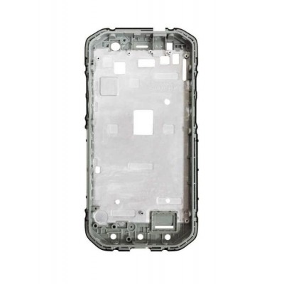 Lcd Frame Middle Chassis For Cat S30 Black By - Maxbhi Com