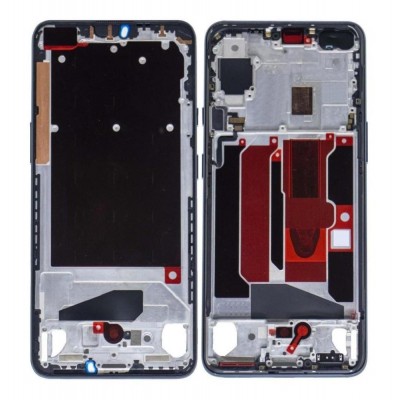 Lcd Frame Middle Chassis For Oneplus Nord Black By - Maxbhi Com