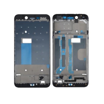 Lcd Frame Middle Chassis For Oppo A77 Mediatek Black By - Maxbhi Com