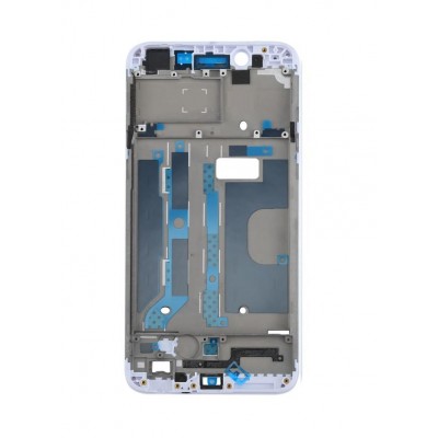Lcd Frame Middle Chassis For Oppo A77 Mediatek Rose Gold By - Maxbhi Com