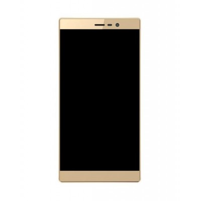 Lcd Frame Middle Chassis For Qmobile E1 Black By - Maxbhi Com