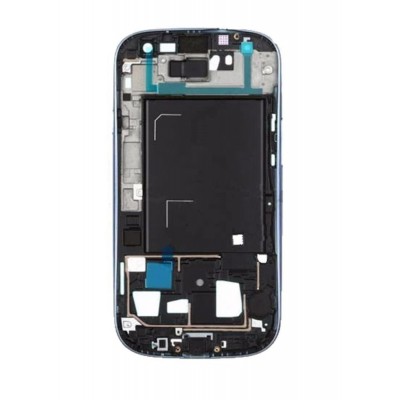 Lcd Frame Middle Chassis For Samsung G3812b Galaxy S3 Slim Black By - Maxbhi Com
