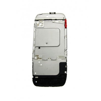 Lcd Frame Middle Chassis For Nokia E75 Silver Black By - Maxbhi Com