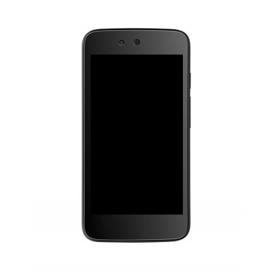 Lcd Frame Middle Chassis For Spice Android One Dream Uno Mi498 Black By - Maxbhi Com