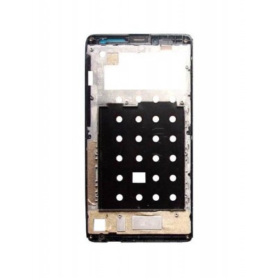Lcd Frame Middle Chassis For Lenovo A889 White By - Maxbhi Com