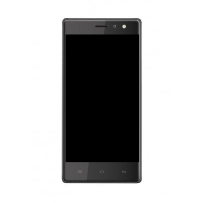 Lcd Frame Middle Chassis For Lava X41 Plus Black By - Maxbhi Com