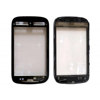 Lcd Frame Middle Chassis For Htc Explorer Black By - Maxbhi Com