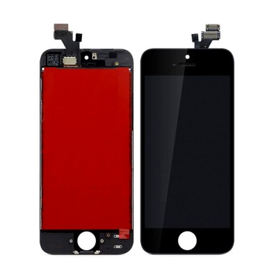 Lcd With Touch Screen For Apple Iphone 5 Black By - Maxbhi Com